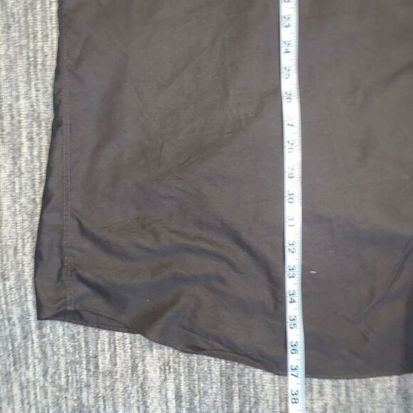 Alexander Lloyd Mens Size 2XL Button Front Shirt Iridescent Brown Long Sleeve - Picture 4 of 5